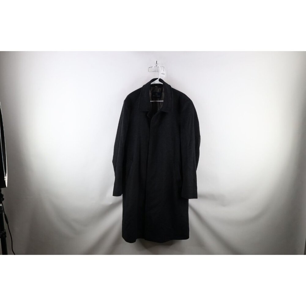 Schneiders Salzburg Mens US 44 Wool Cashmere Blend  Overcoat Jacket Dark Gray